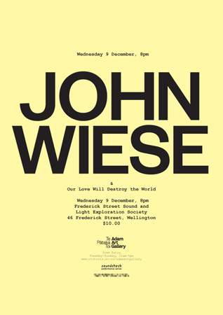 John Wiese poster