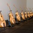 Michael Parekowhai Patriot: Ten Guitars 1999. Installation Adam Art Gallery 2010