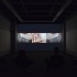 Phil Solomon, installation view of <em>American Falls</em>, 2000-12. Digital video, altered archival footage, colour, 5.1 and stereo sound, 55mins. Commissioned by the Corcoran Gallery of Art, Washington, D.C. Courtesy of the artist. Photo: Shaun Waugh.