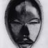 Sherrie Levine, <em>African Masks After Walker Evans III</em>, 2014, 1 of 24 giclée inkjet prints, edition 9 of 12. Courtesy of the Artist, Simon Lee Gallery and the Walker Evans Archive, Metropolitan Museum of Art, New York