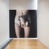 Sarah Lucas, <em>Chicken knickers</em>, 2017, PVC-free wallpaper print, Courtesy of Sadie Coles HQ, London, on view in <em>Acting Out</em> at Adam Art Gallery Te Pātaka Toi, photo: Shaun Matthews