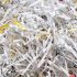 Dane Mitchell, <i>Recent Acquisitions</i>(detail), 2002, shredded paper in five cardboard boxes, one framed document (reassembled from shredded printed paper), boxes each: 465 x 465 x 360mm, 353 x 258mm (frame), courtesy of the artist and Mossman, Wellington. Photo: Ted Whitaker